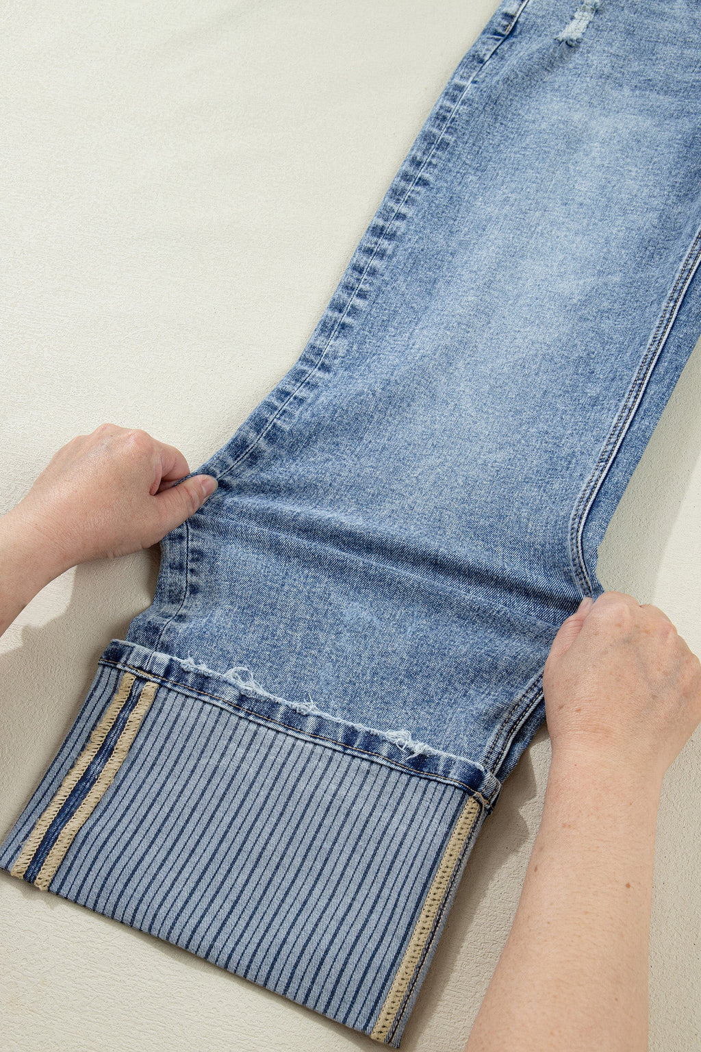 Elia Cuffed Straight Loose Jeans