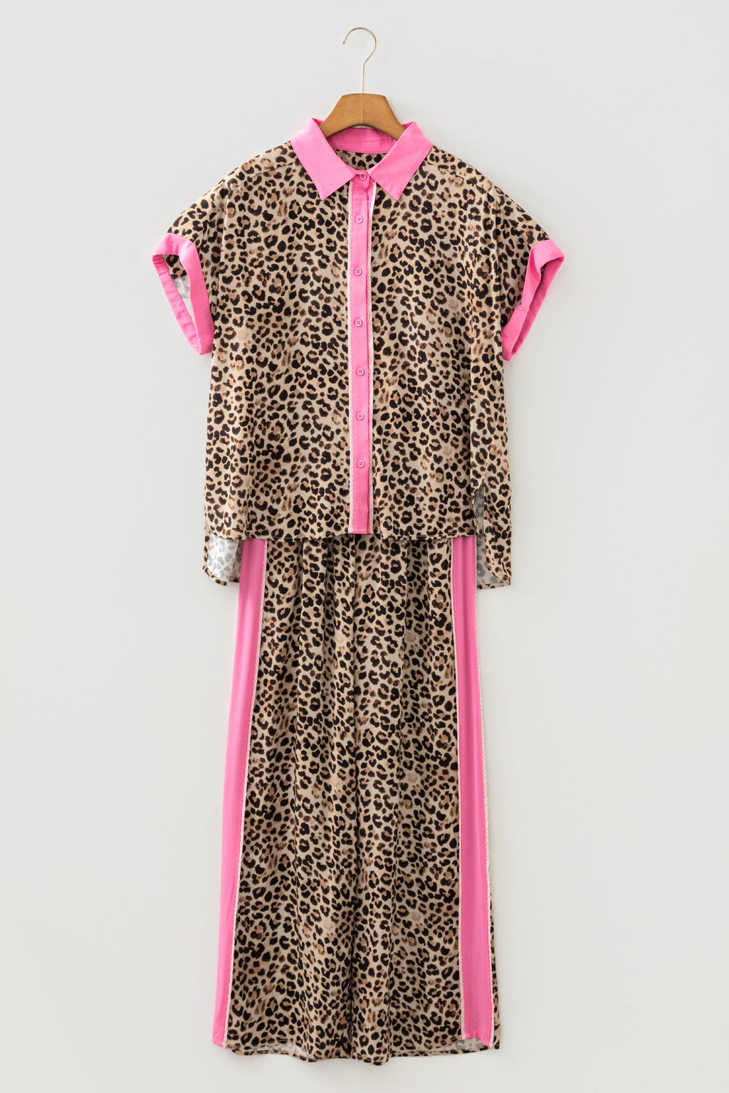 Lylah Contrast Trim Lounge Set