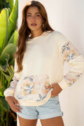 Dakota Geo Pattern Patchwork Hoodie