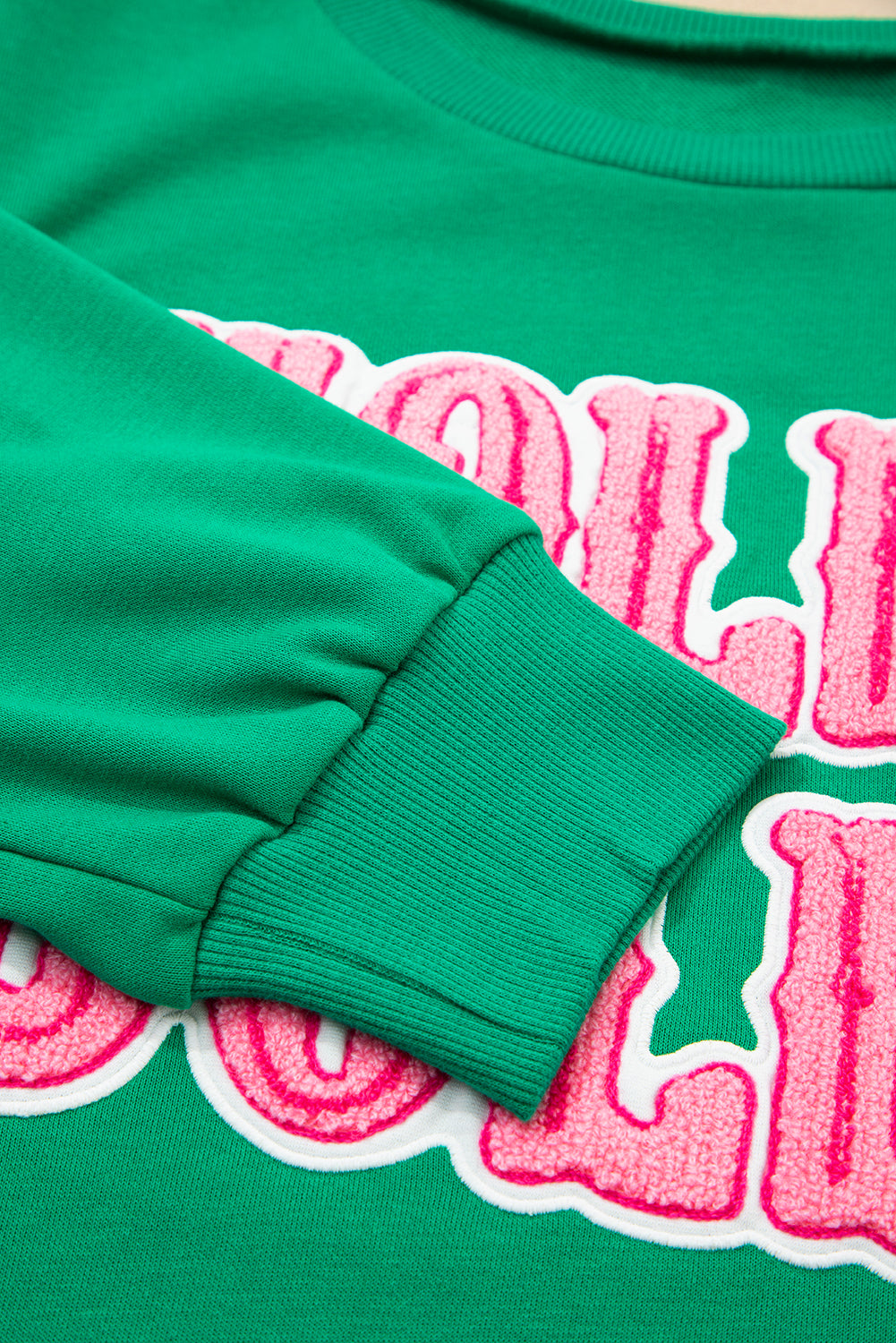 Luz Embroidered Christmas Holiday Sweatshirt