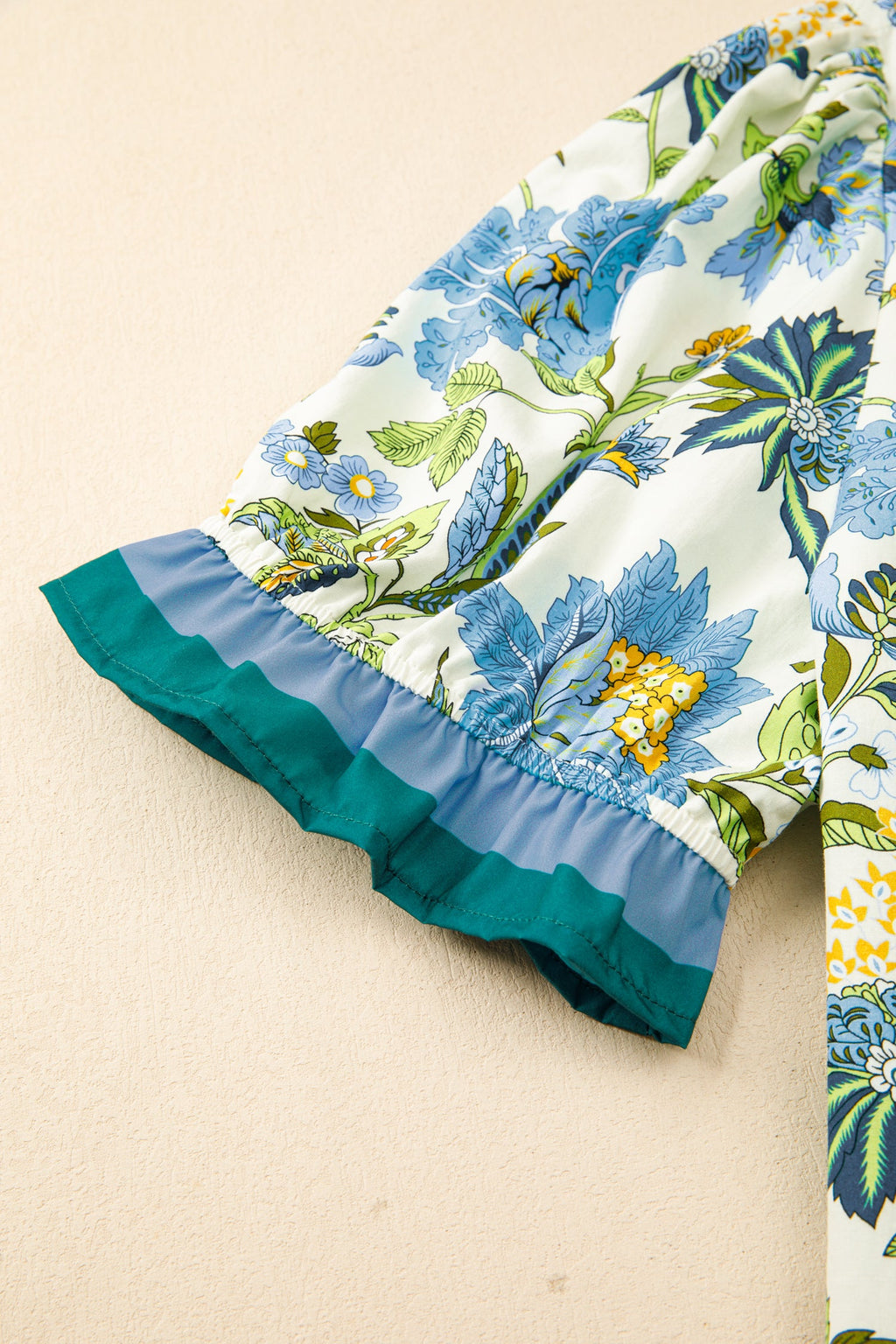 Alisson Short Sleeve Floral PLUS Blouse