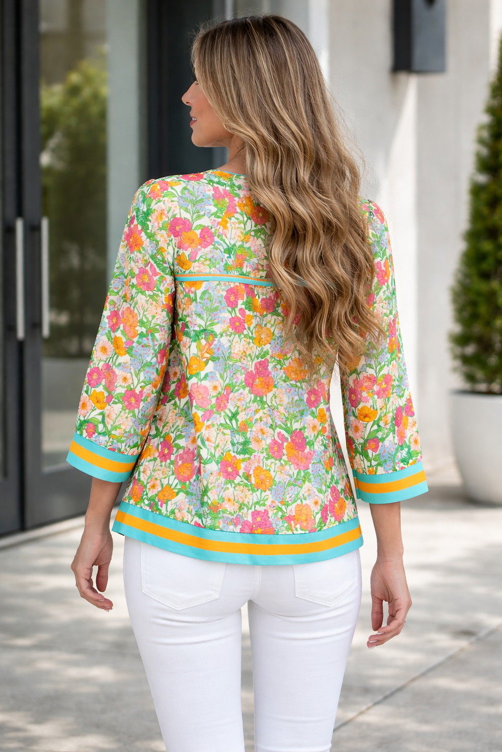 Adley Puff Sleeve Babydoll Blouse