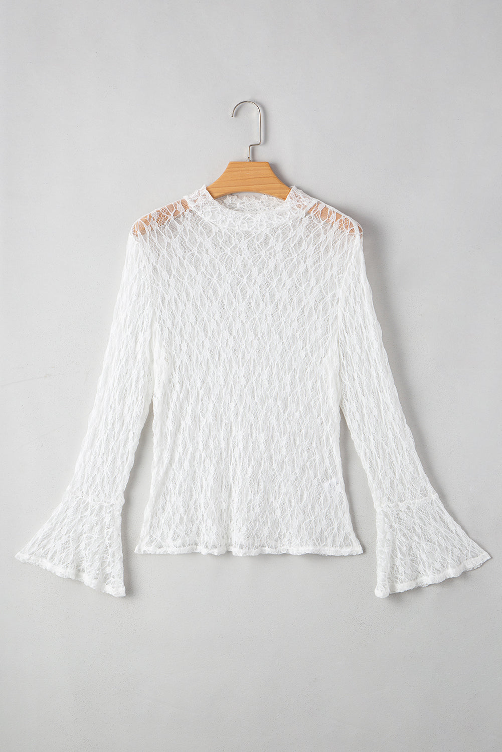 Laurel Bell Sleeve Mock Blouse
