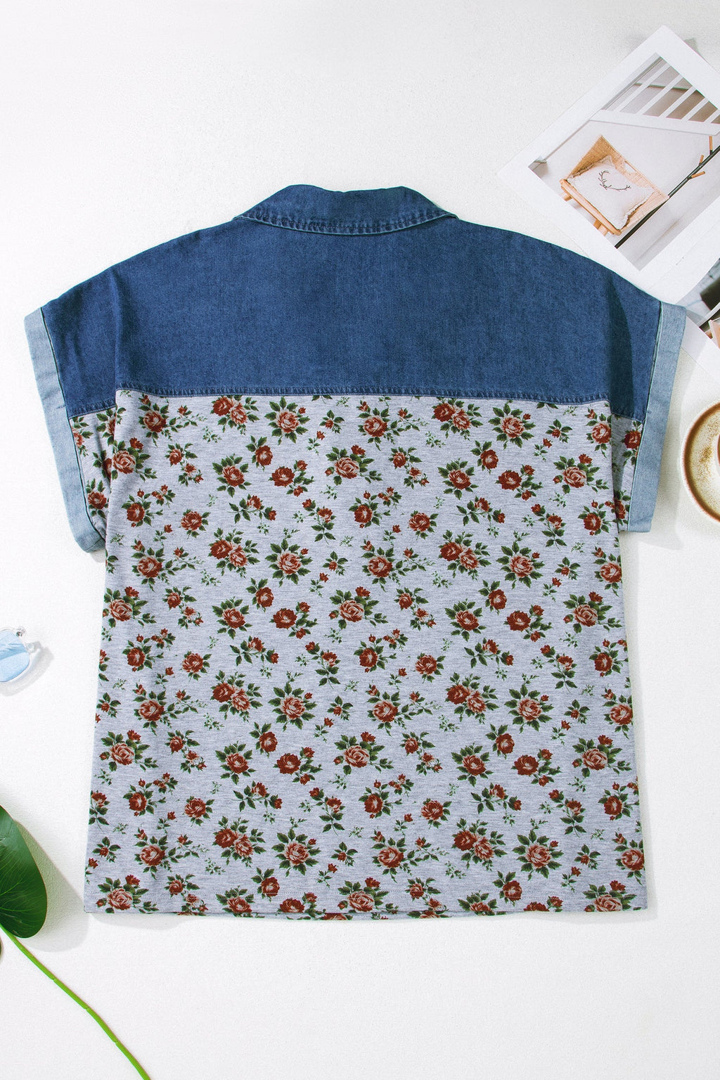 Karla Print Patchwork Polo PLUS Tee