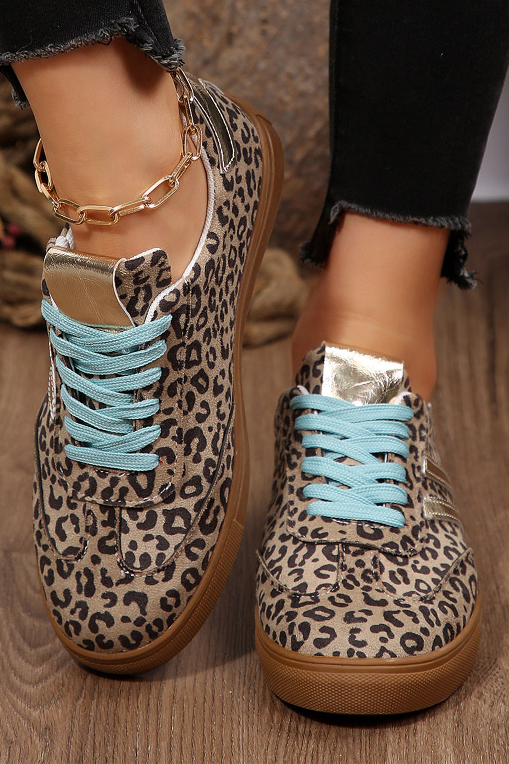 Harmony Detail Lace Up Sneakers