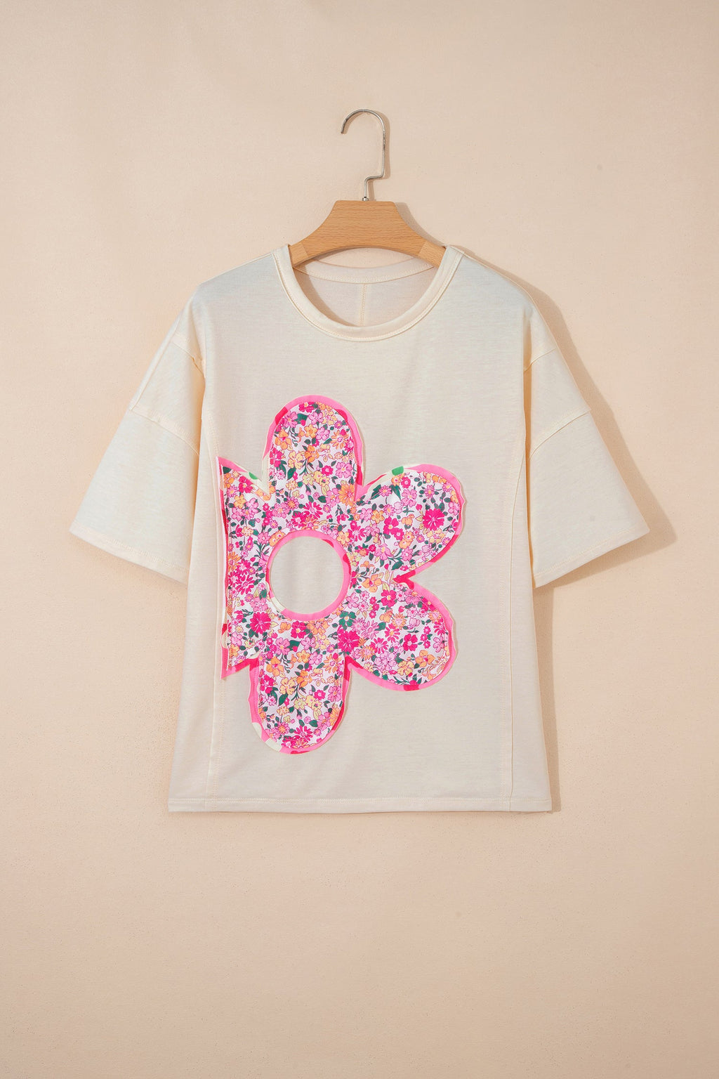 Poppy Big Flower Oversize Tee