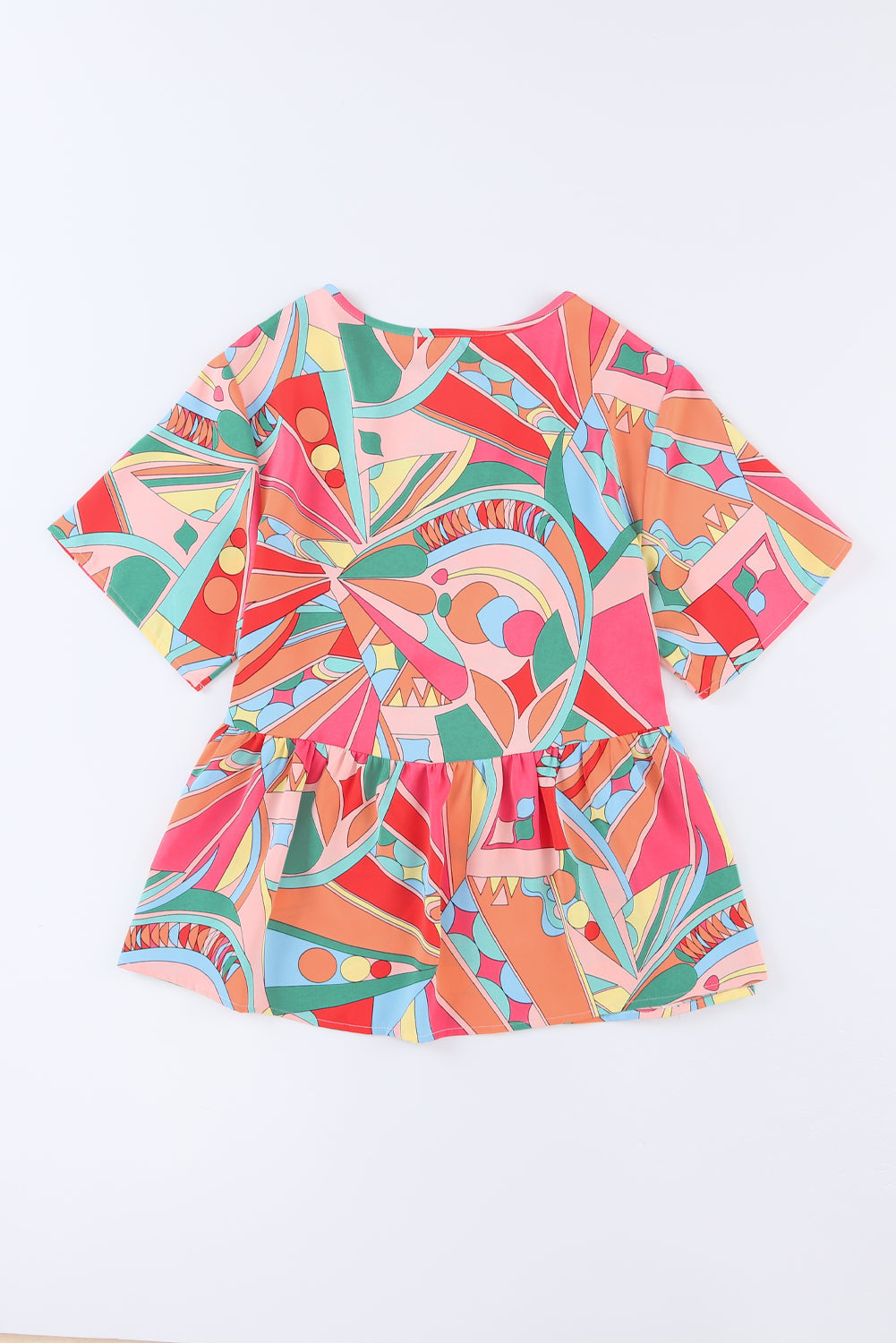 Kalani abstract Pattern Flowy Blouse