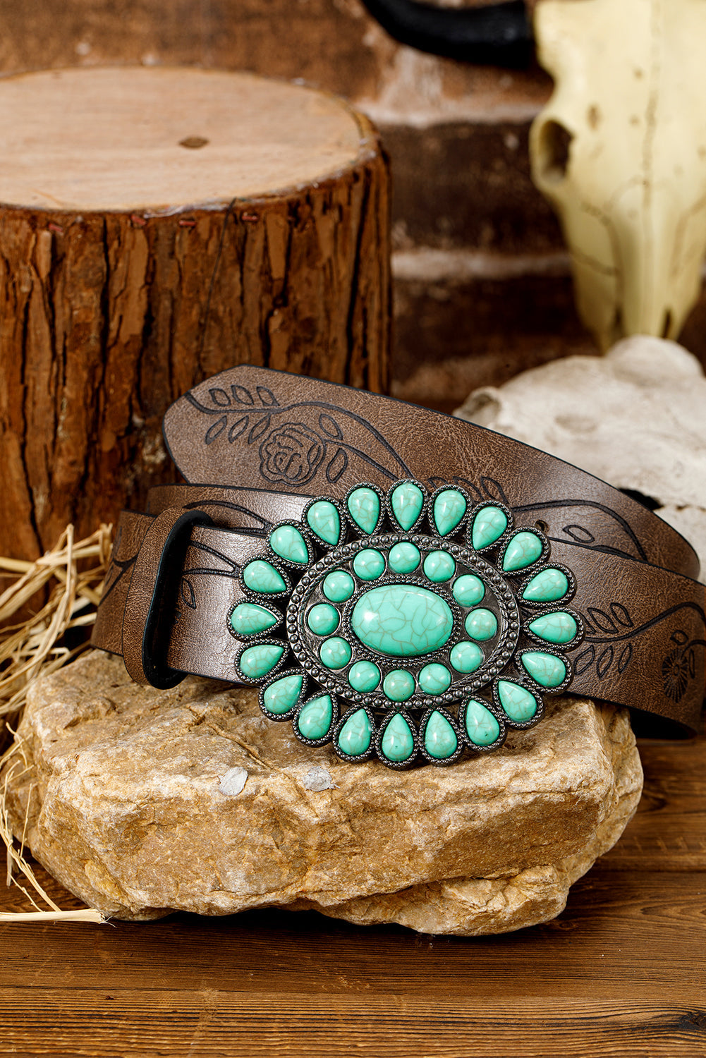 Averie Fashion Faux Leather Belt