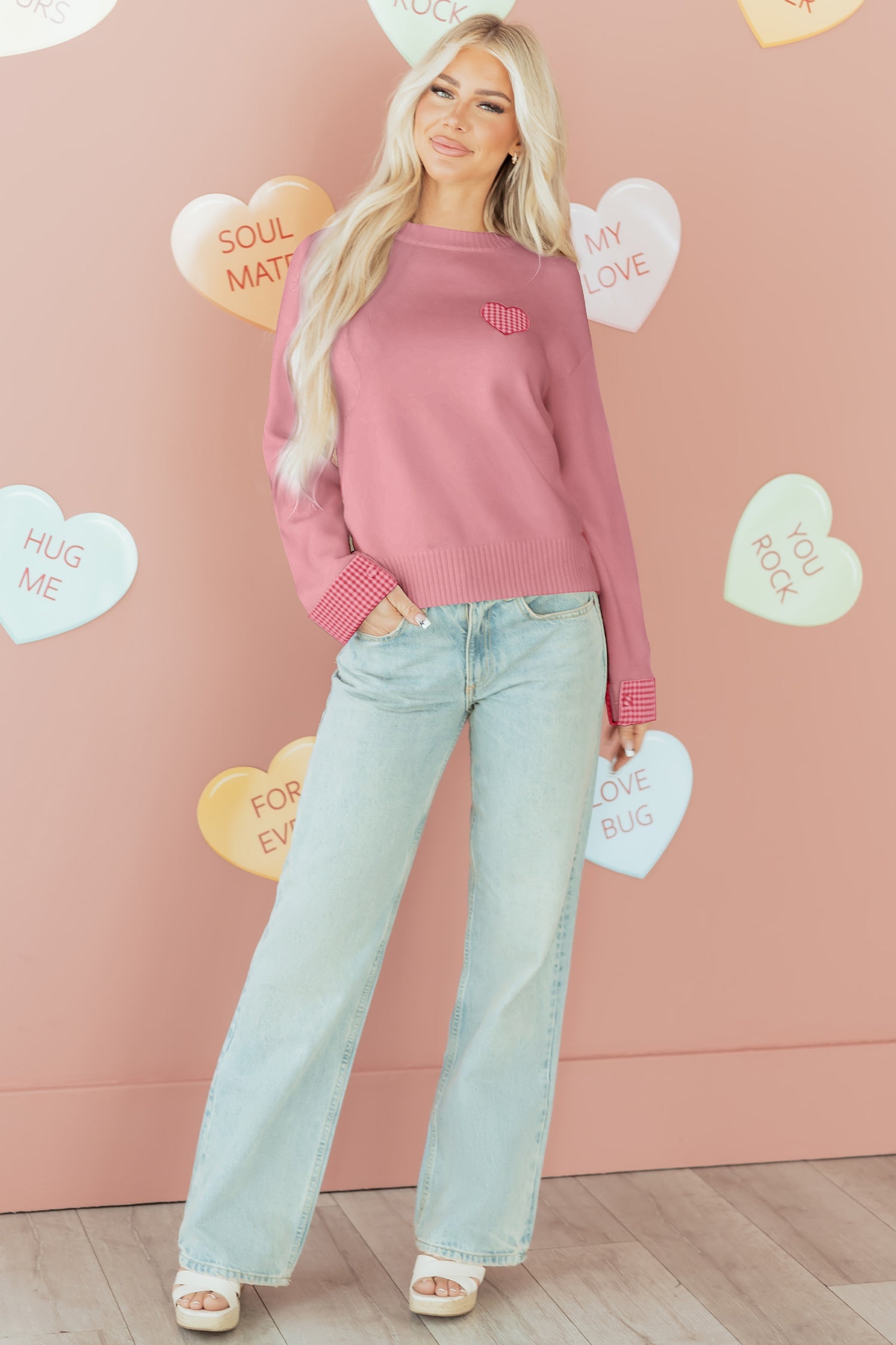 Goldie Cuffed Drop Shoulder Sweater
