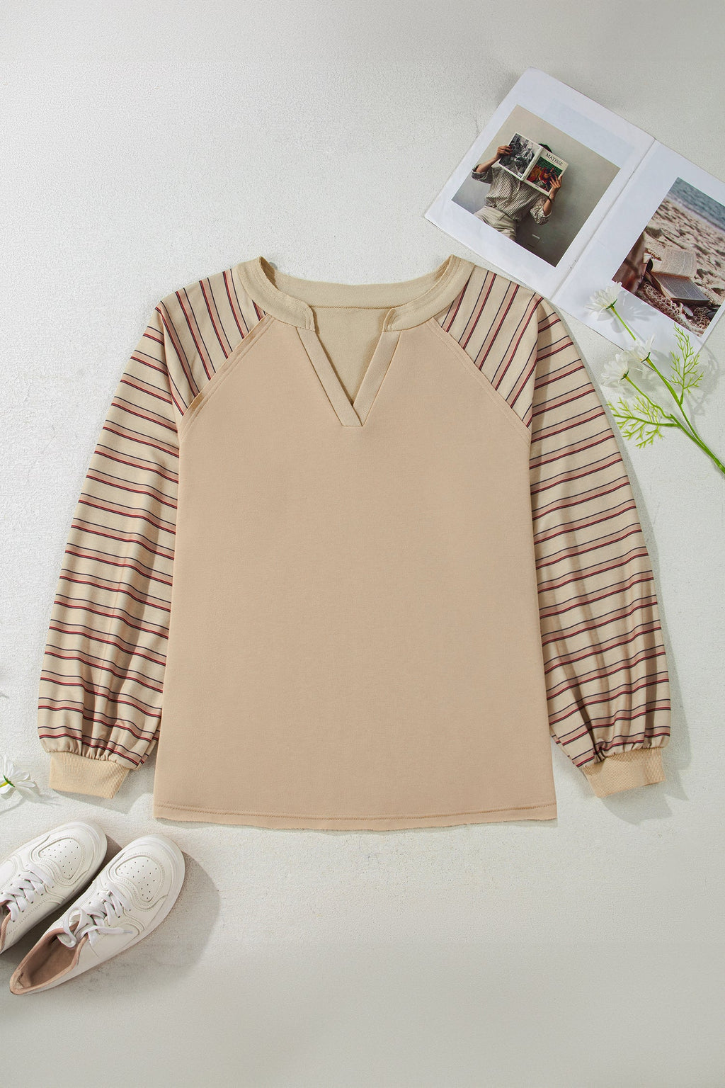 Iris Notched Raw Edge PLUS Jumper