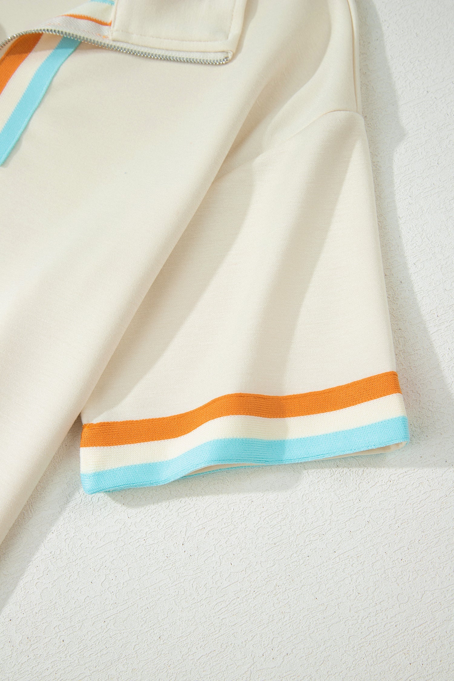 Ocean Half Zip Polo Tee Set
