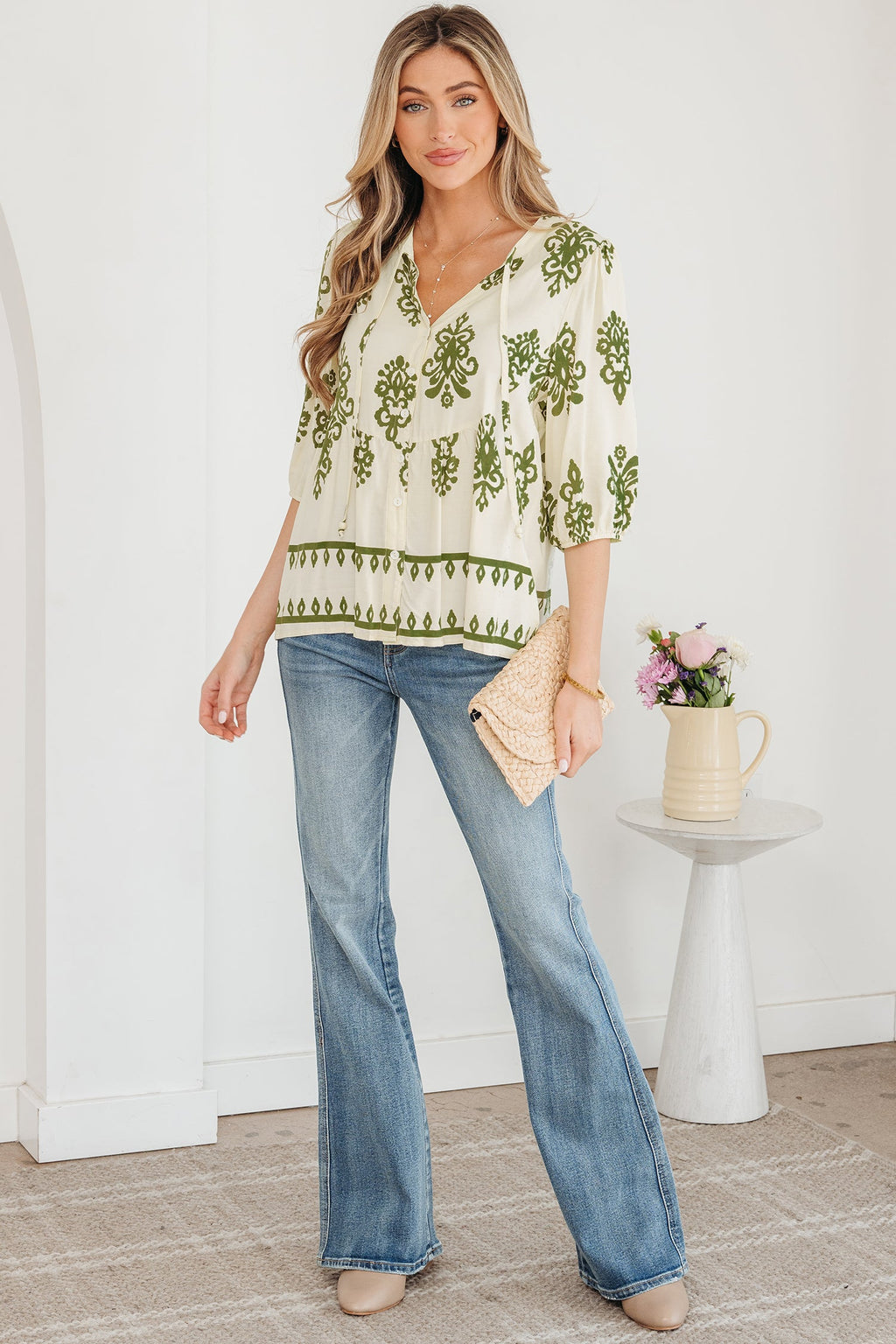 Keziah Puffy Half Sleeve Shirt
