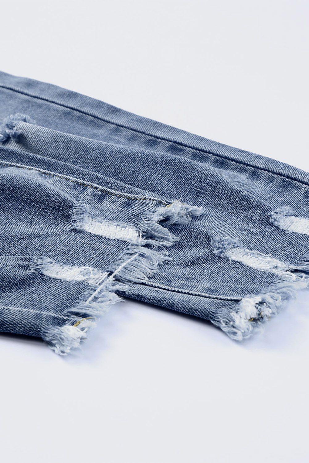 Georgia Skinny Distressed Capri Jeans