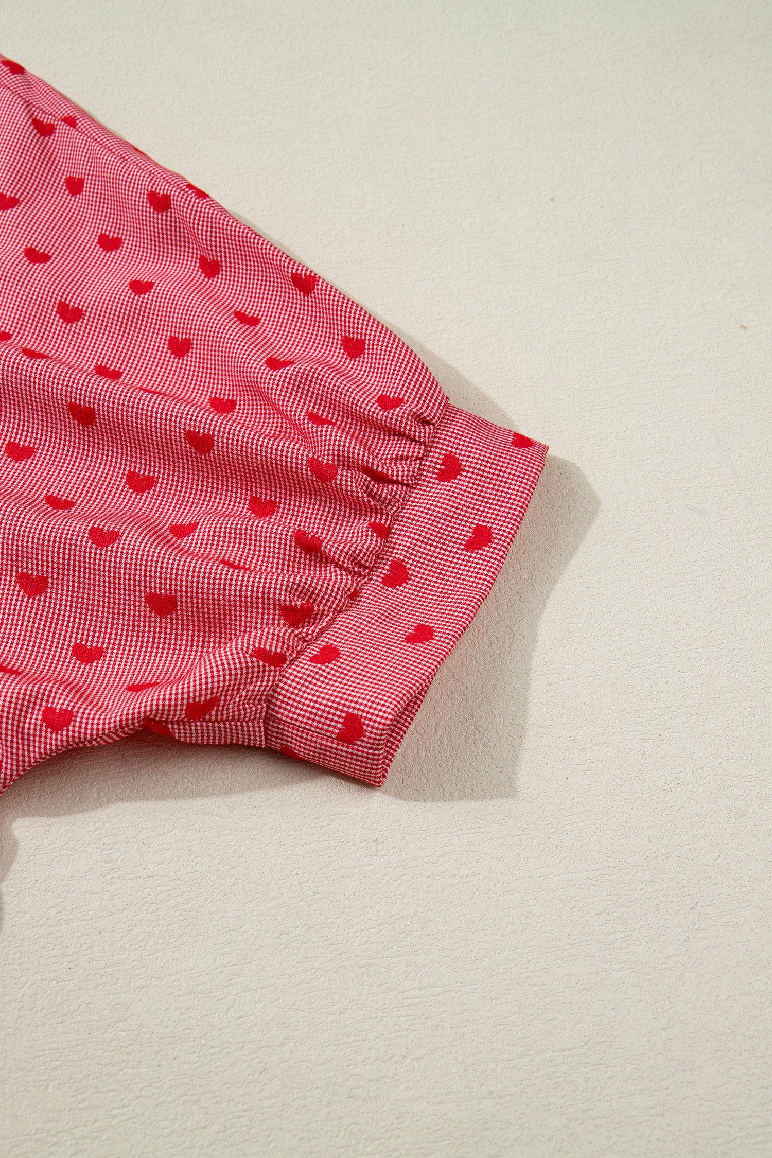Charlie Sleeve Loose Valentine Shirt