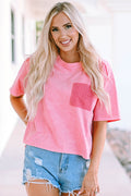 Jolene Lace Patch Pocket T-Shirt