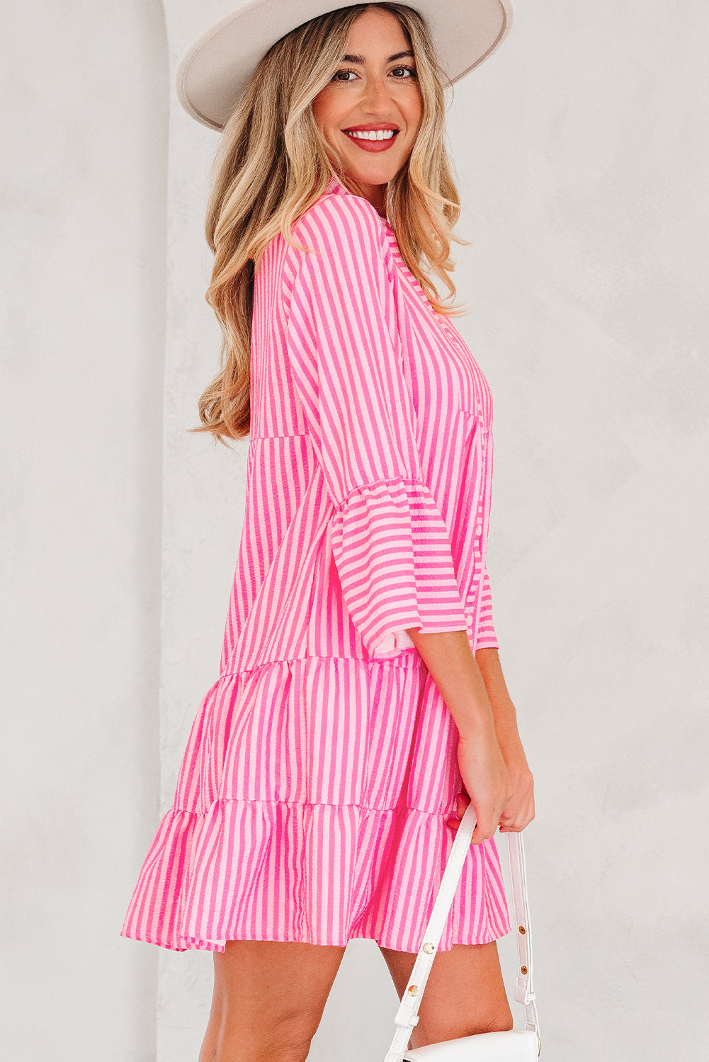 Oaklynn Tiered Flowy Mini Dress