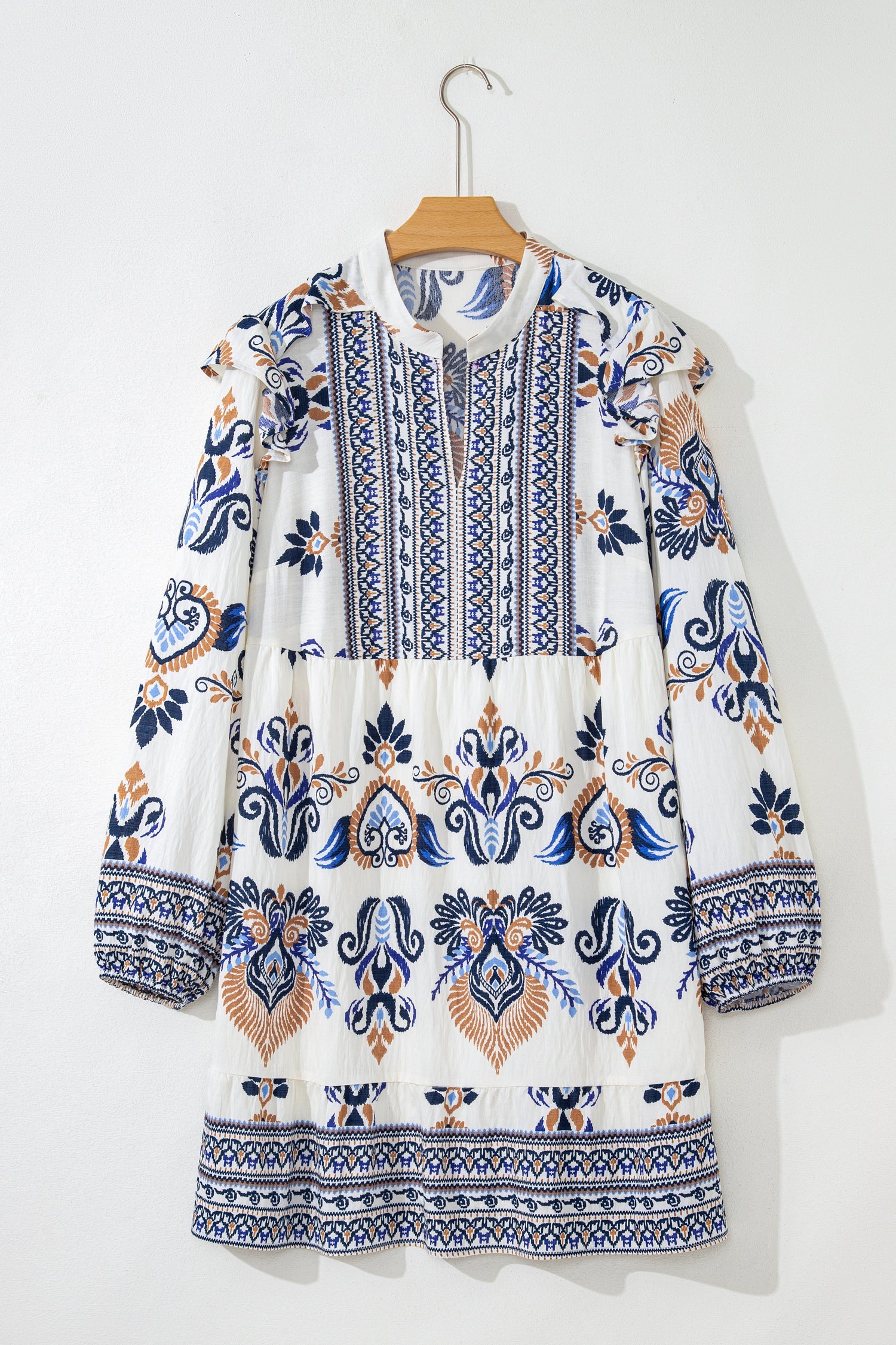 Kennedi Long Sleeve Mini PLUS Dress