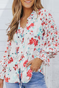 Mckenna Cakewalk Floral Smocked Blouse