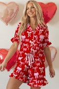 Amayah Ruffled Short Sleeve Shirt