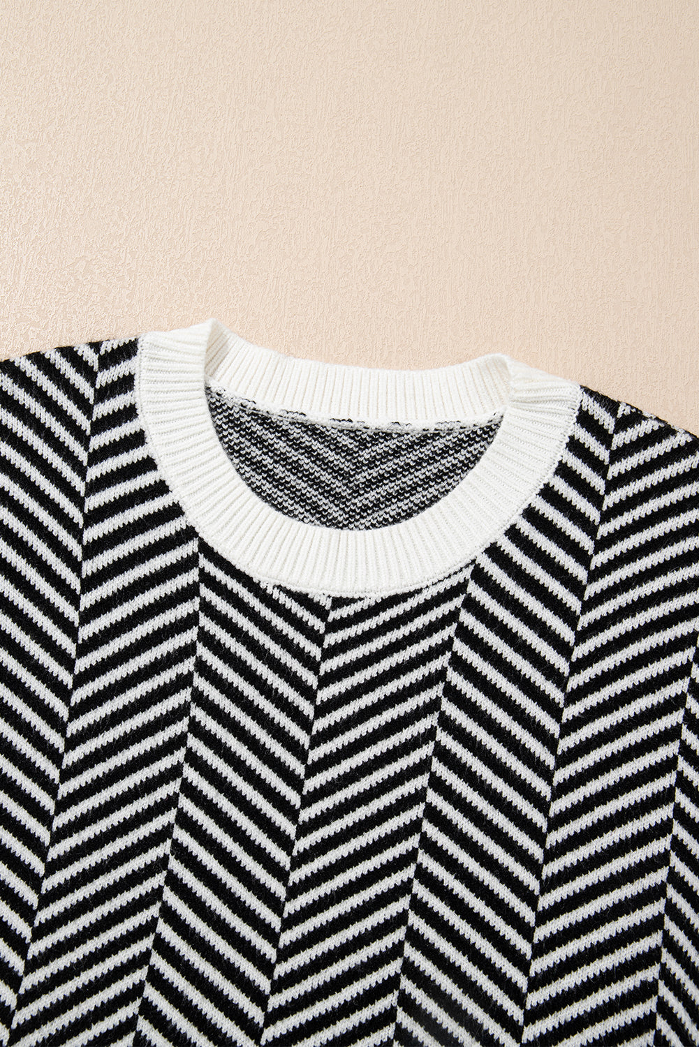 Evelyn Edge Drop Shoulder Sweater