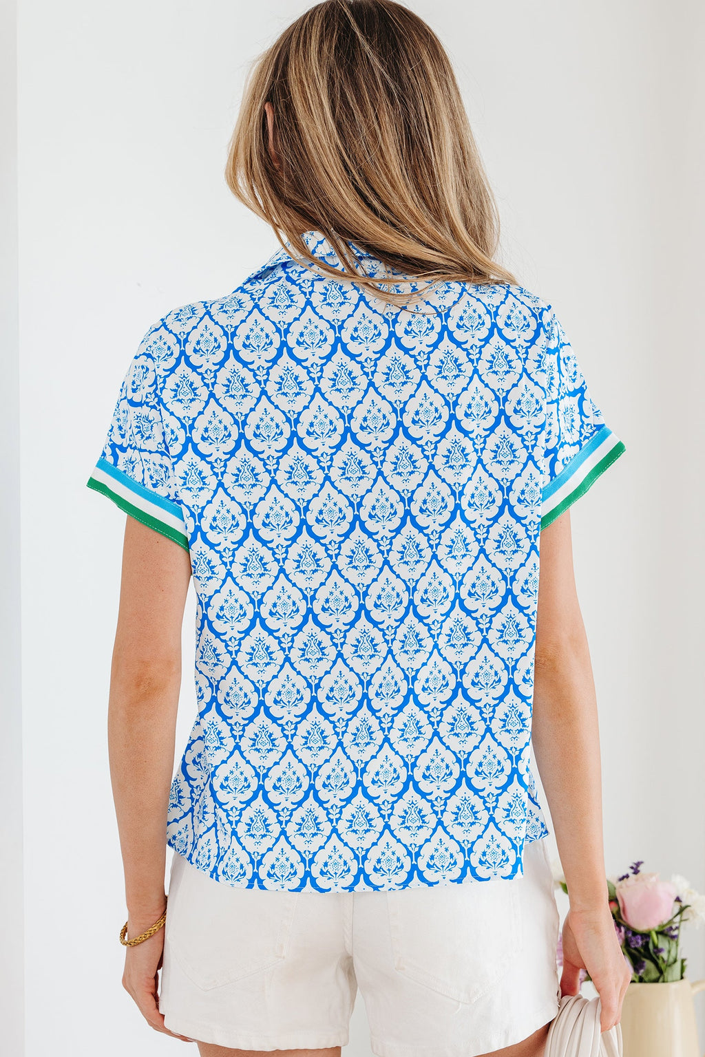 Jade Sleeve Summer Blouse Top
