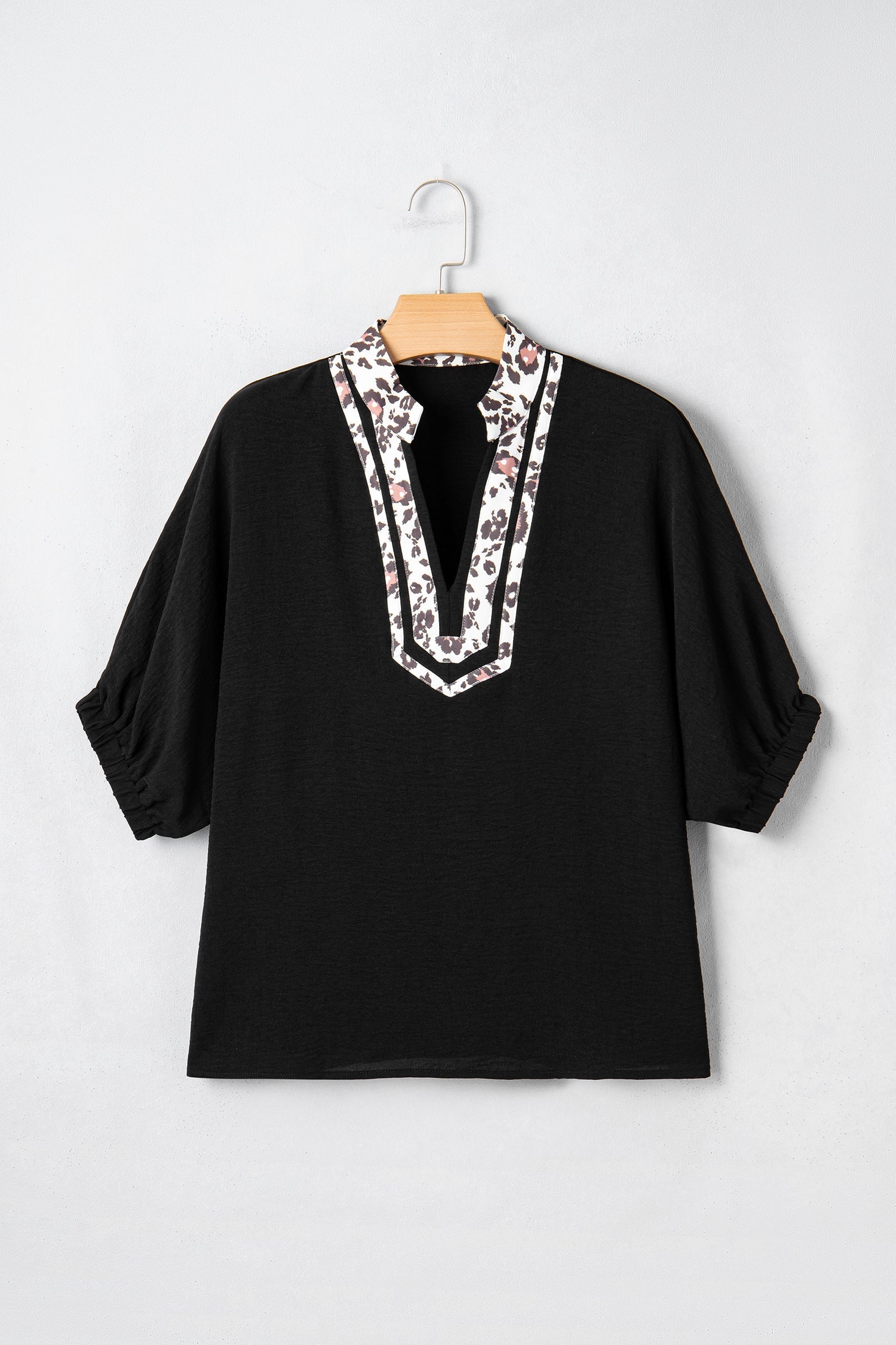 Keziah Sleeve Patchwork Trim Blouse