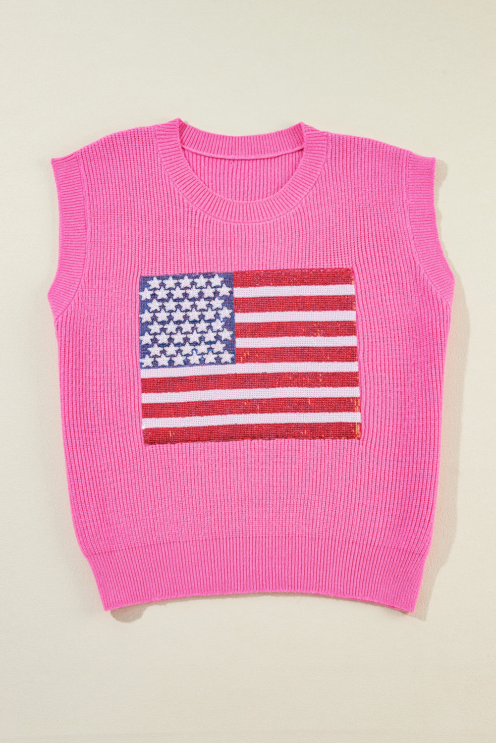 Grace american Flag Knitted Vest