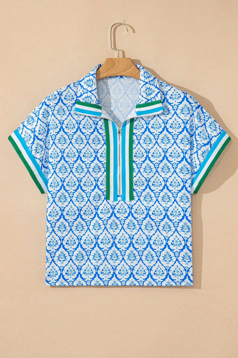 Jade Sleeve Summer Blouse Top