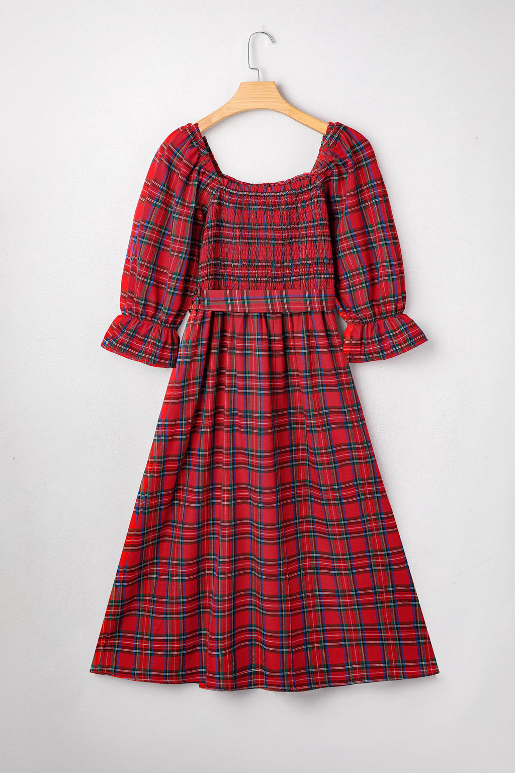 Jazmin Waist Flared Midi Dress