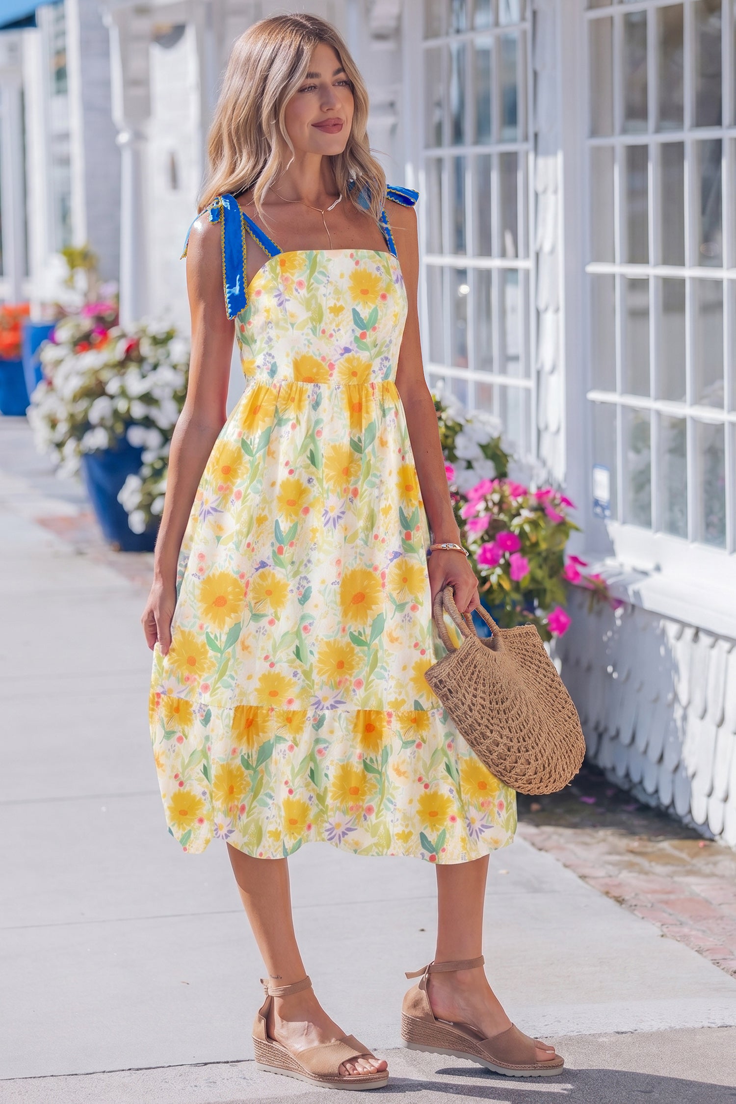 Emilia Straps High Waist Dress