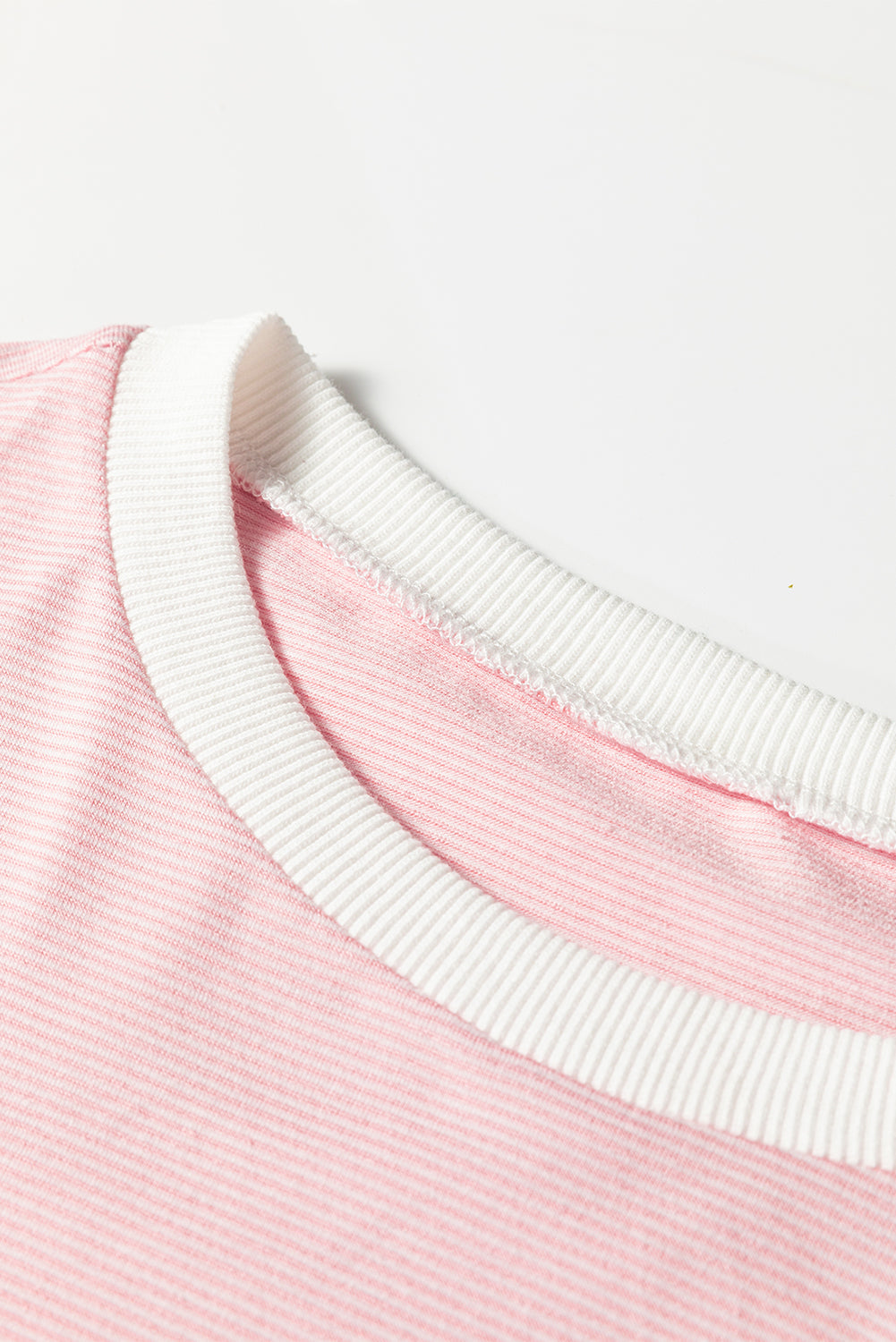 Skyler Contrast Edge Patchwork Long Sleeve Top