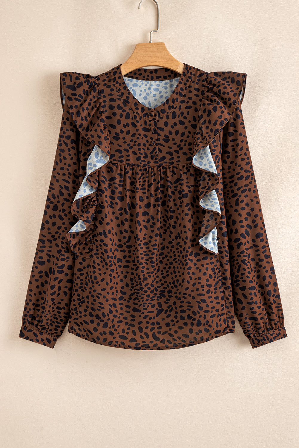 Collins Ruffled Puff Sleeve Blouse