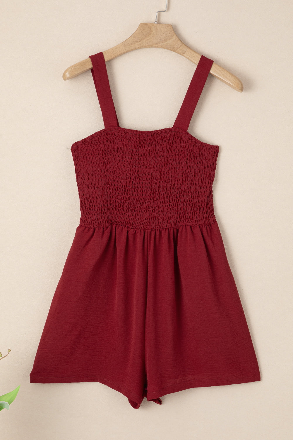 Marlowe Casual Smocked Sleeveless Romper