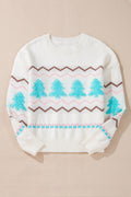 Sofia Trim Drop Shoulder Sweater
