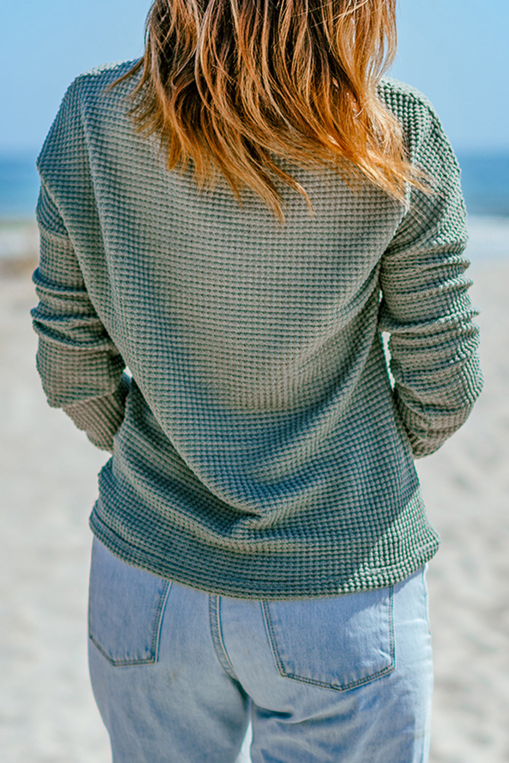 Avery Knit Drop Shoulder Long Sleeve Top