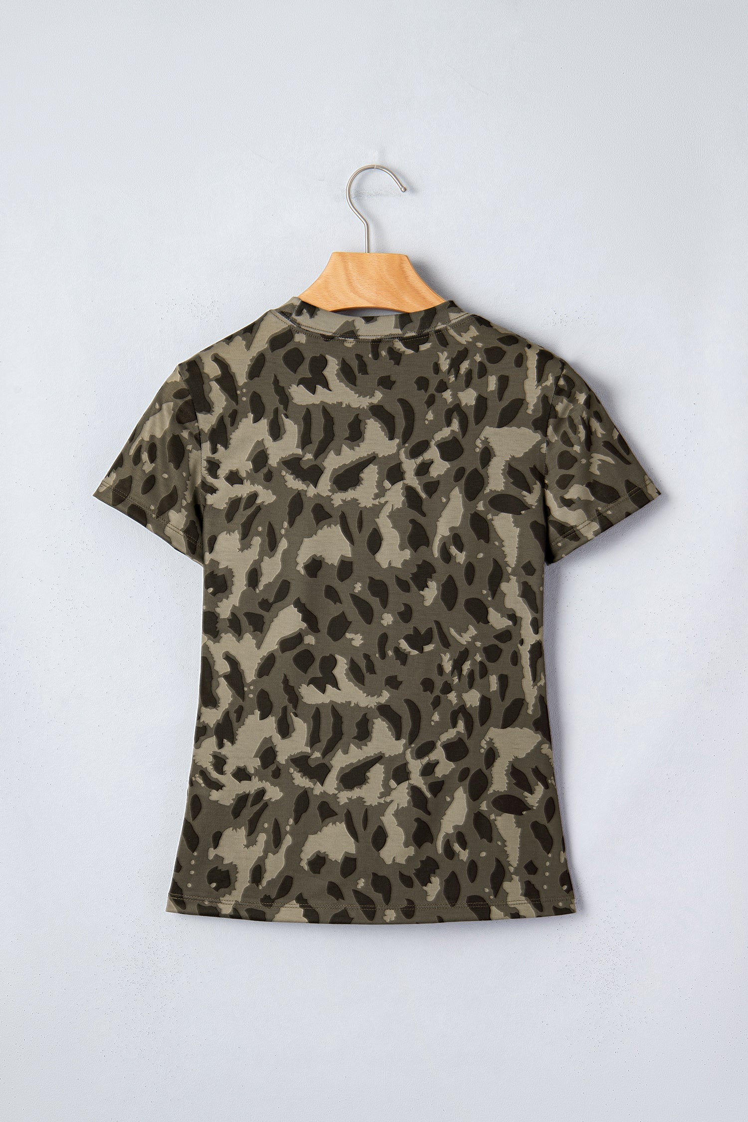 Annabelle Print Mock Slim Tee