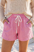 Angelina Elastic Waist Casual Shorts