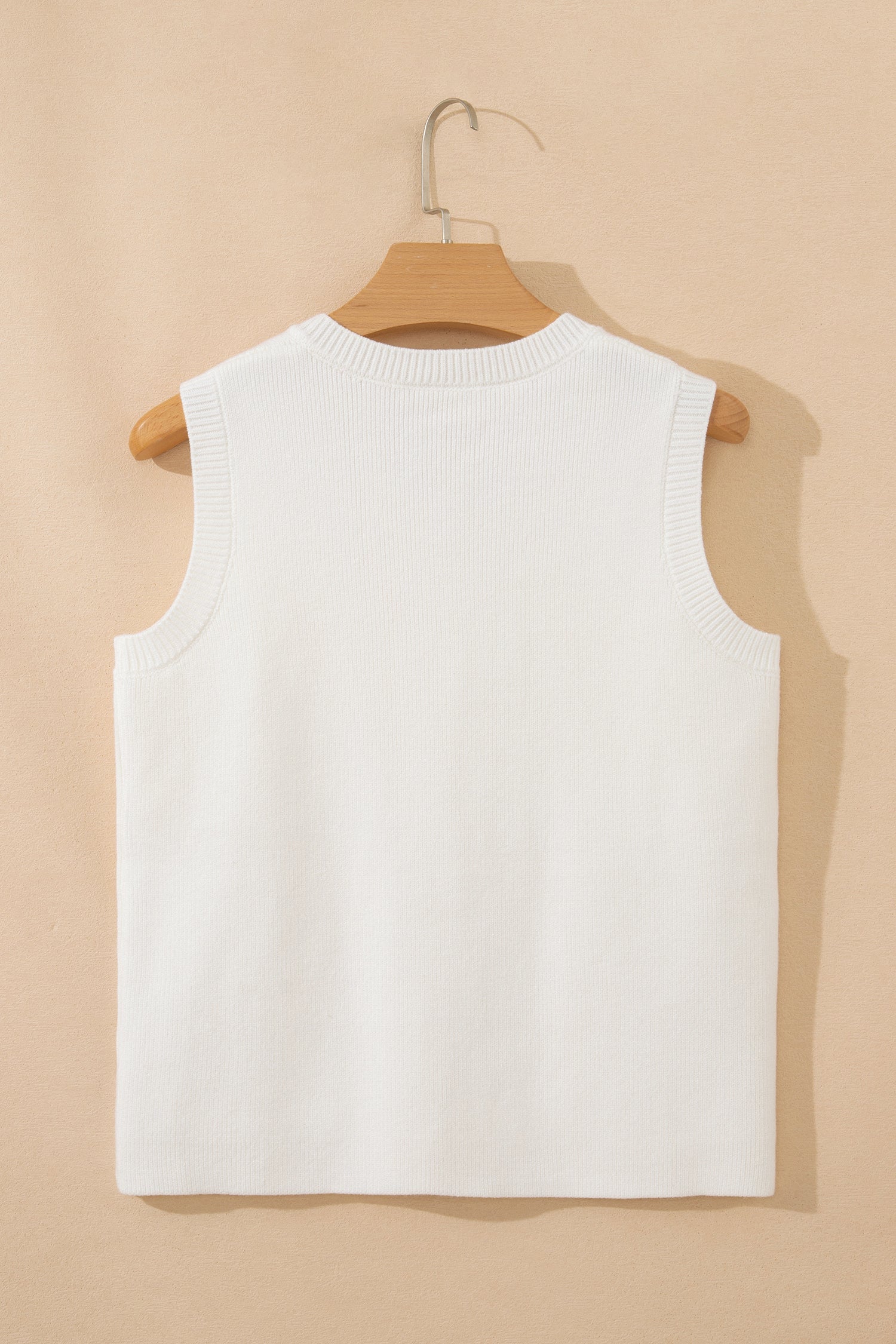 Adeline Color Sleeveless Knit Sweater
