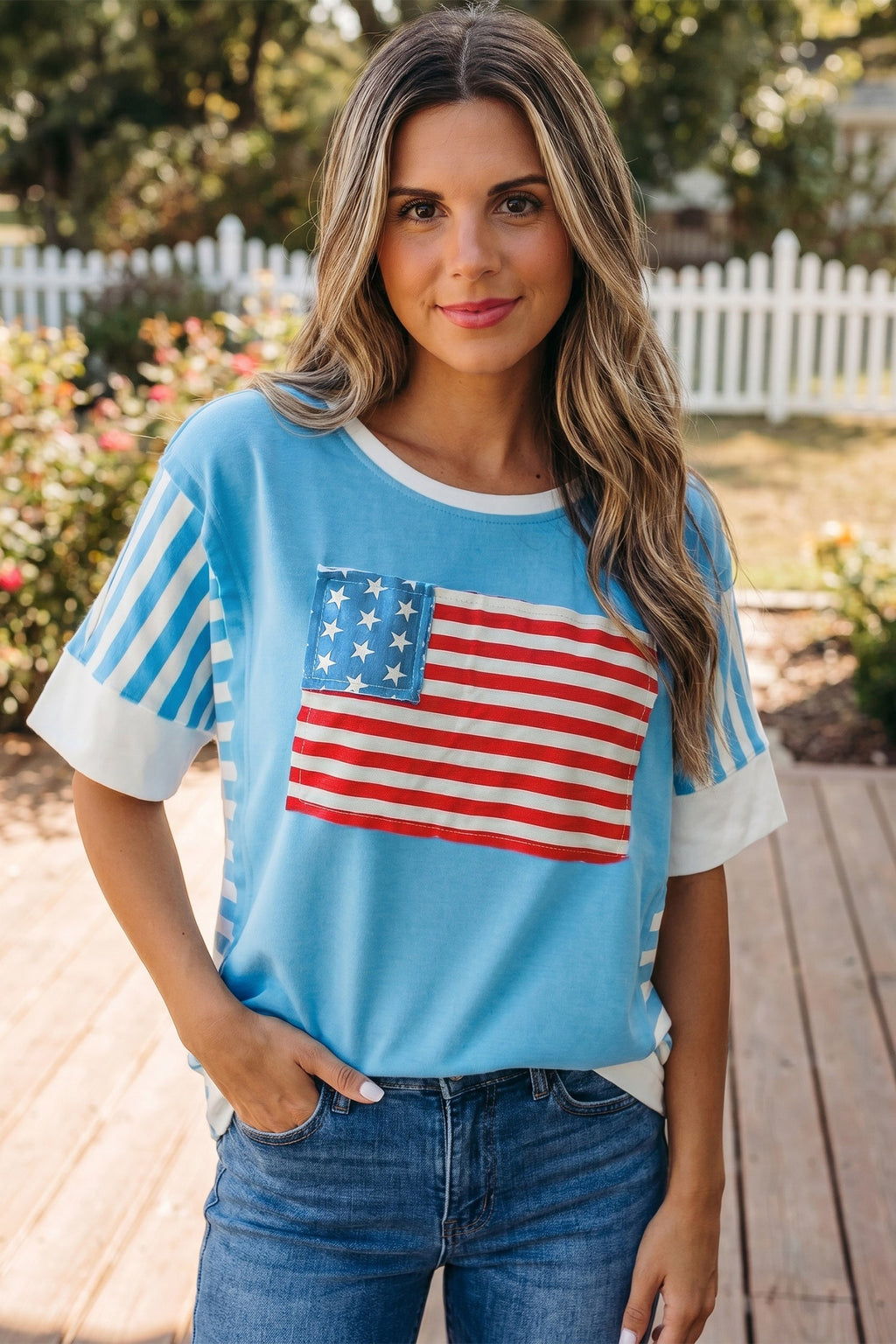 Zoe July 4th T Shirt