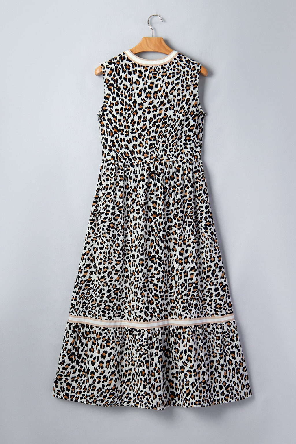 Ayla Trim Sleeveless Midi Dress