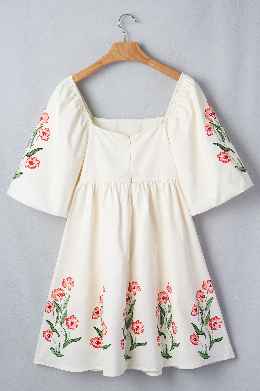 Greta Puff Sleeve Babydoll Dress