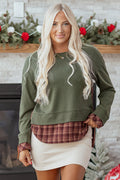 Rosa Patchwork Drop Shoulder Sweatshirt