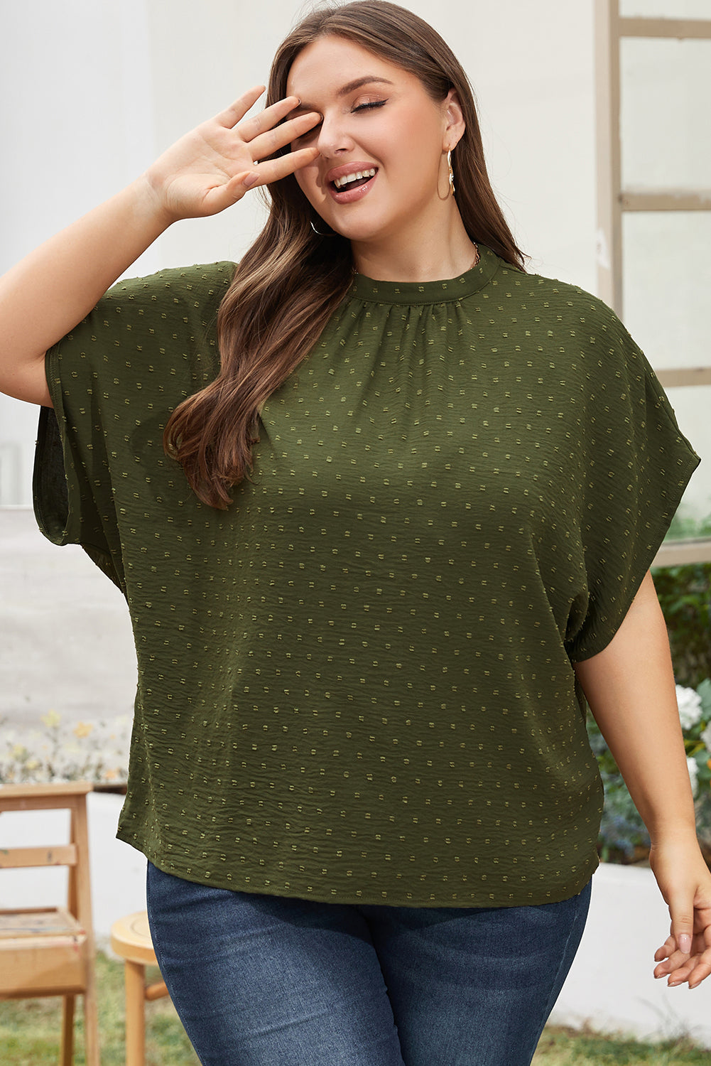 Kataleya Mock Tied Nape PLUS Top
