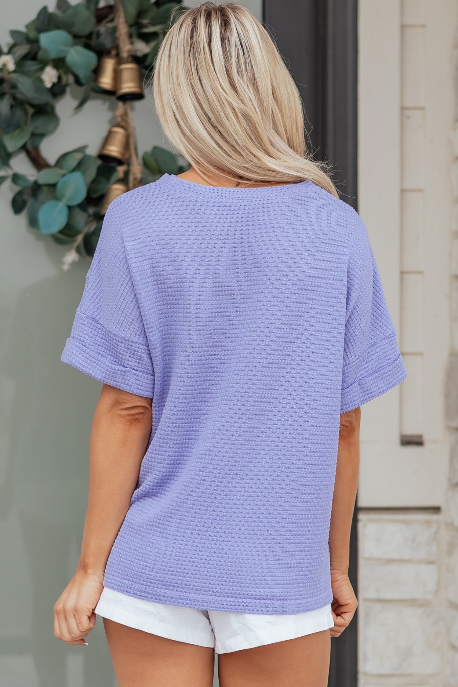 Nala Short Sleeve Knit Top