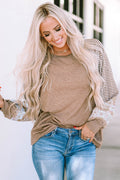Harper Striped Patchwork Loose Long Sleeve Top