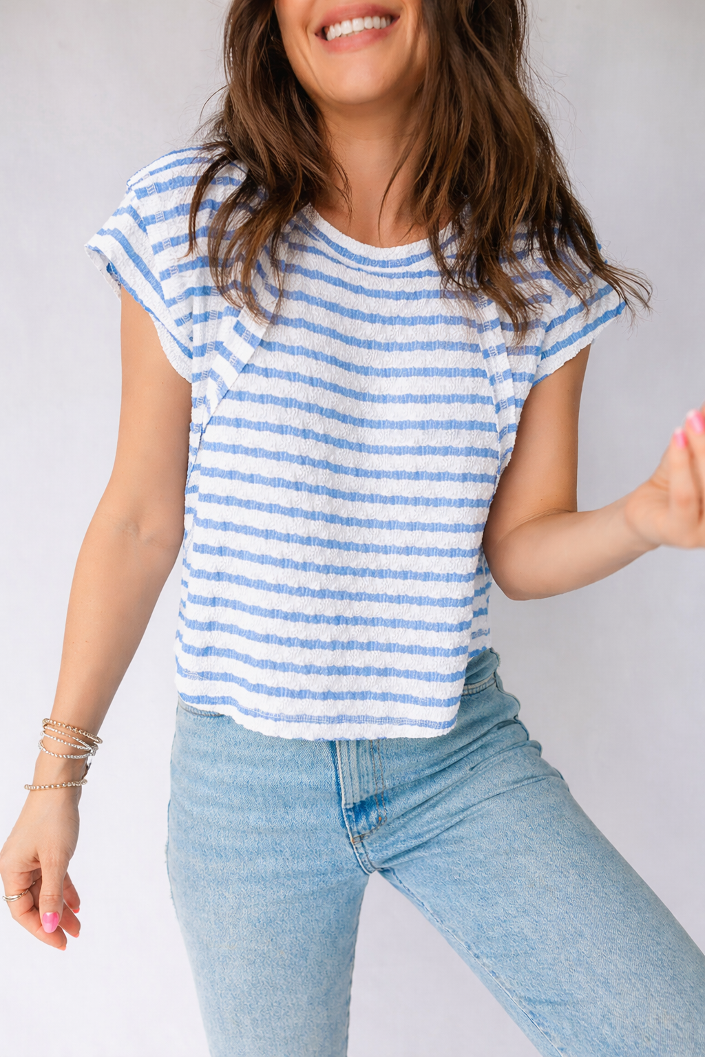 Maddie Sleeve Patchwork T Shirt