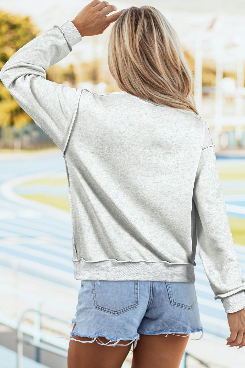 Oakleigh Print Reversible Mock Sweatshirt