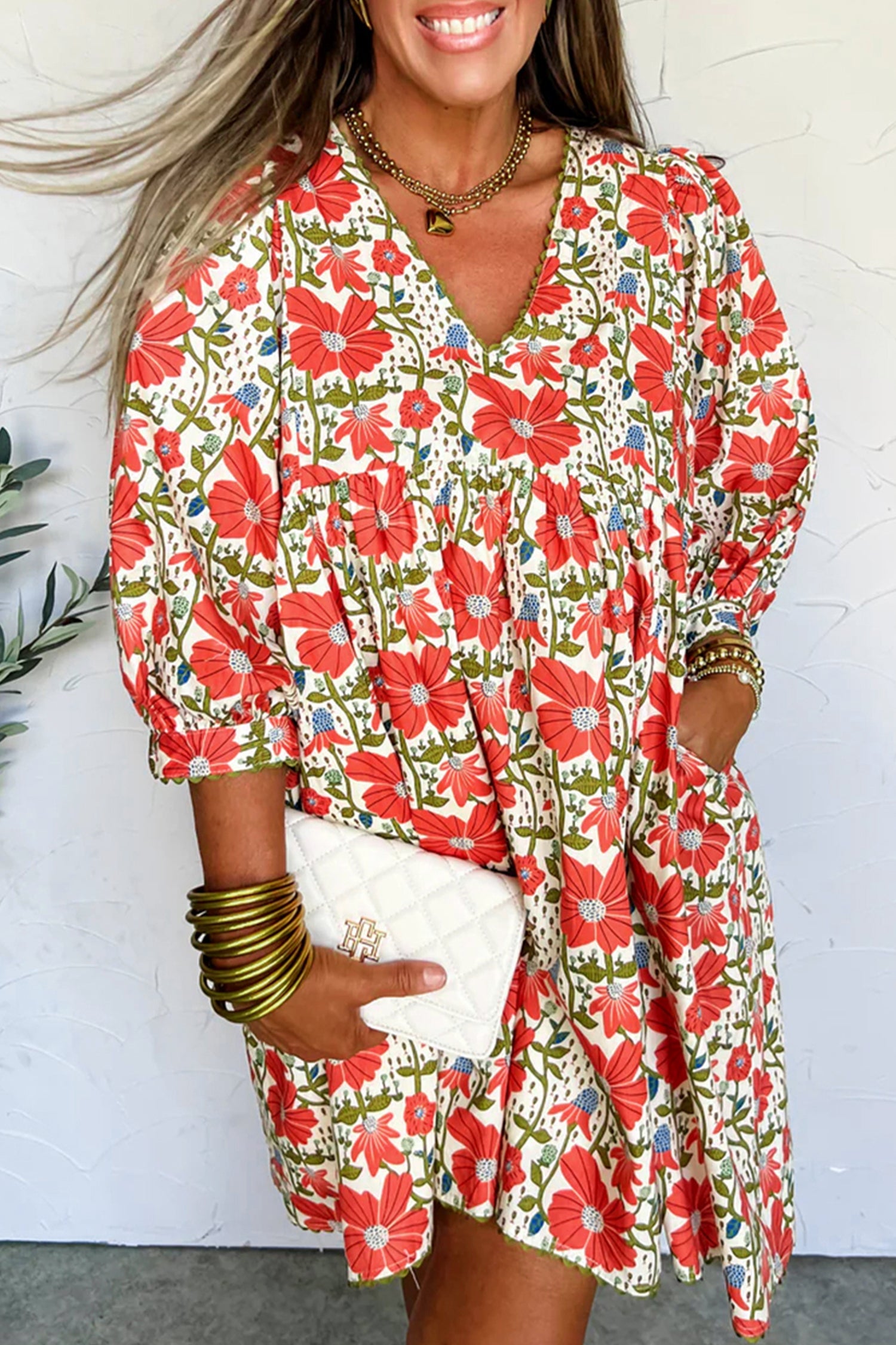 Freya Sleeve Loose Mini Dress