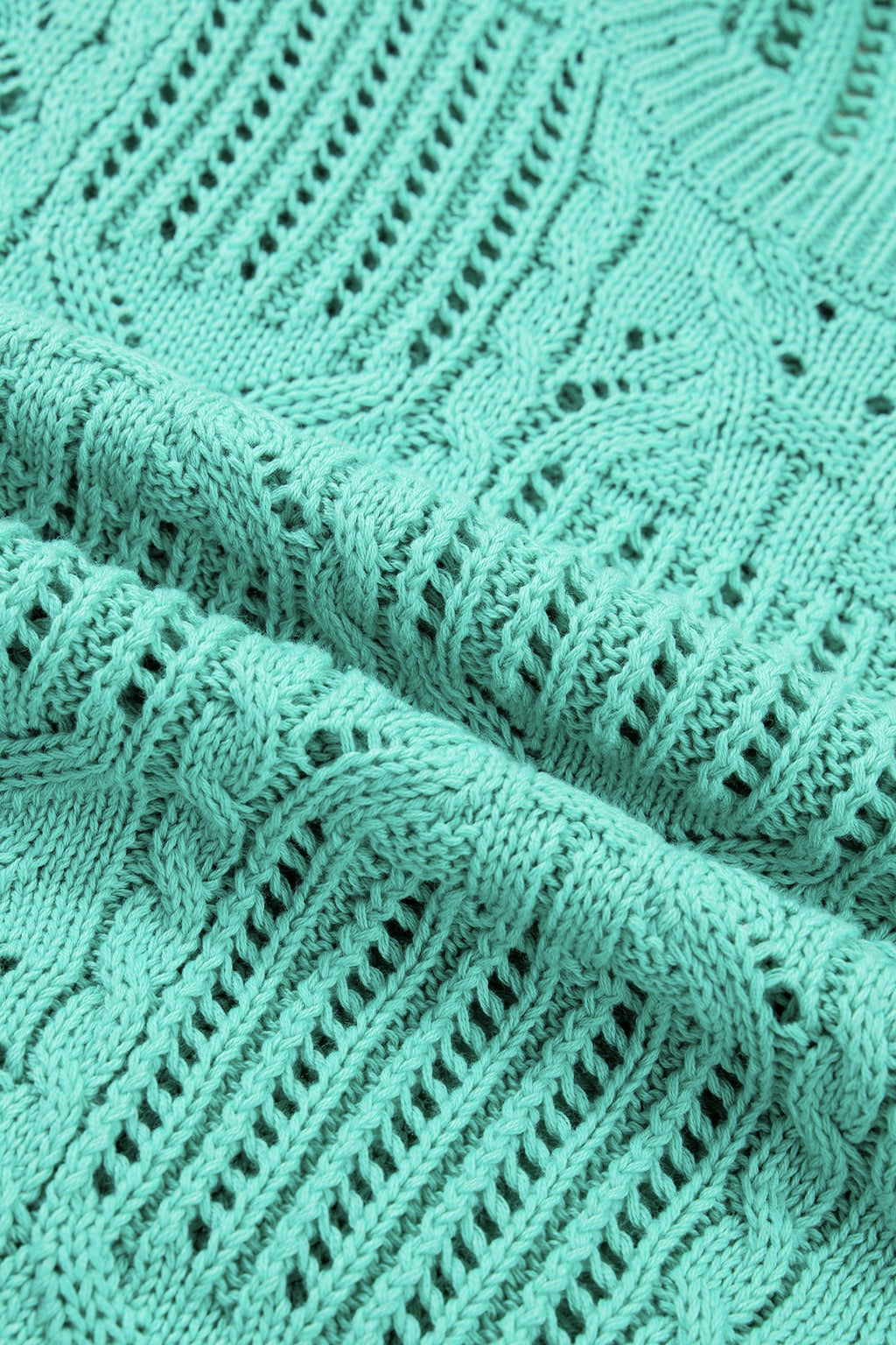 River Trim Short Sleeve Sweater