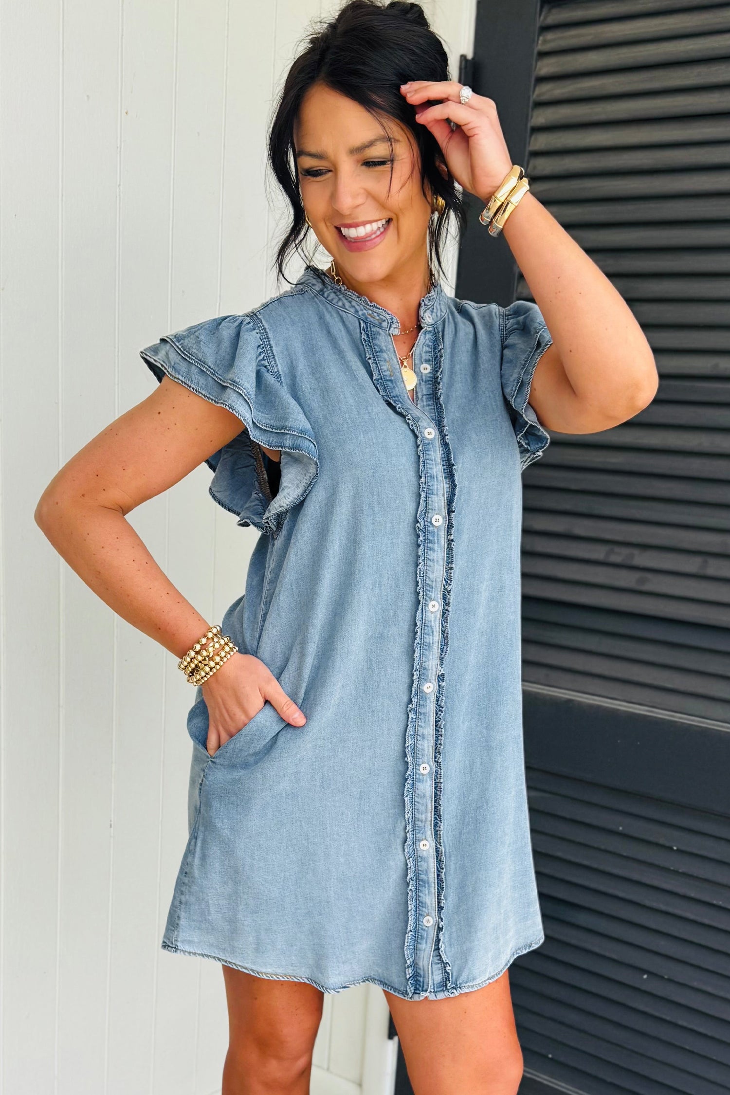 Sasha Short Sleeve Mini Dress